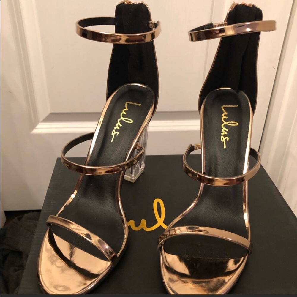 Lulus Rose Gold Stilettos